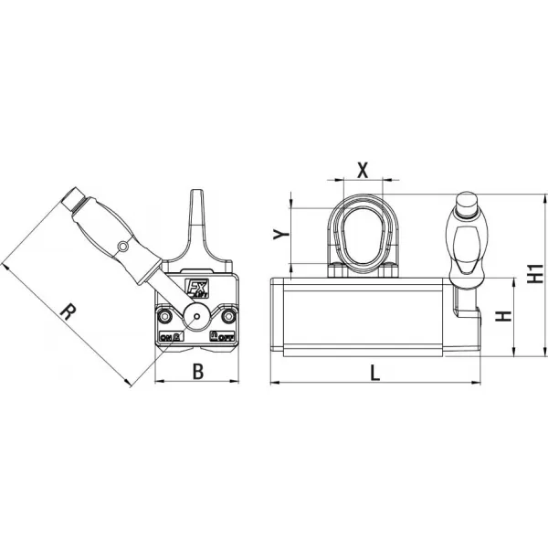 Magnet pro zvedání břemen FX-1000 FLAIG