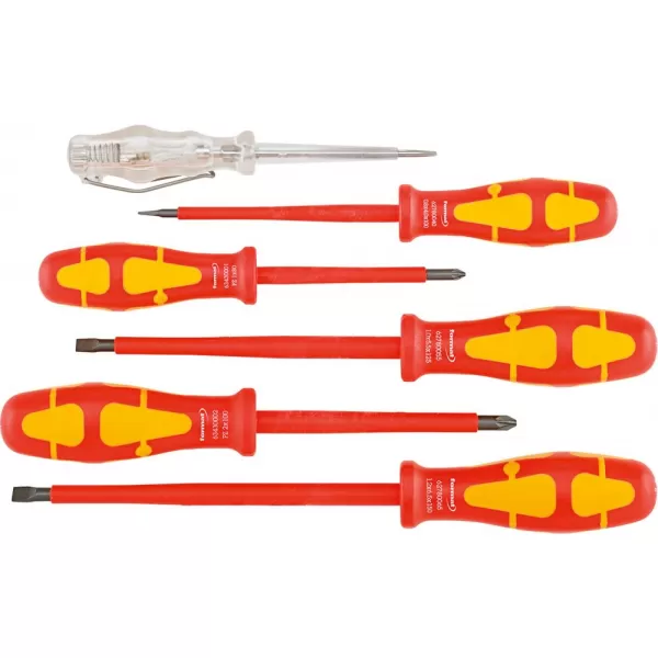 Sada šroubováků VDE a zkoušečka napětí PZ 6 ks. FORMAT