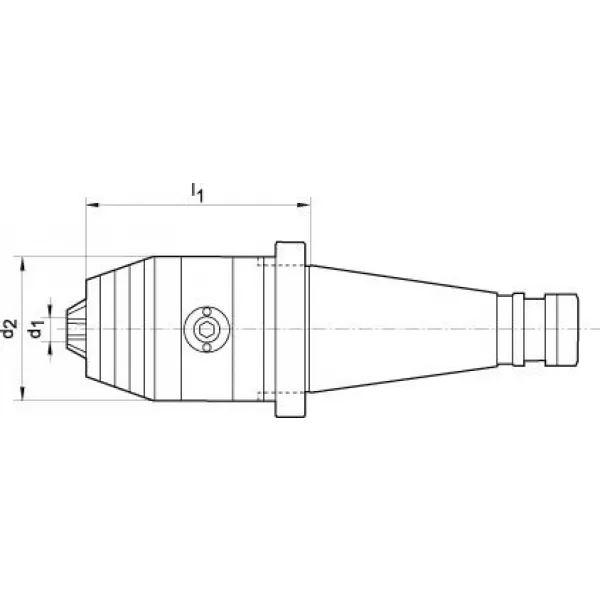 Krátké sklíčidlo DIN2080 R/L 1,5-16 SK40 FORIS FORTIS