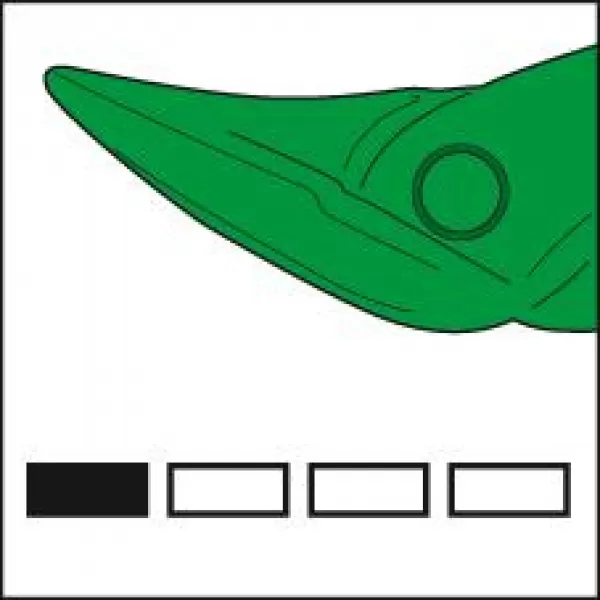 Nůžky na pásové železo levé 225mm FORMAT