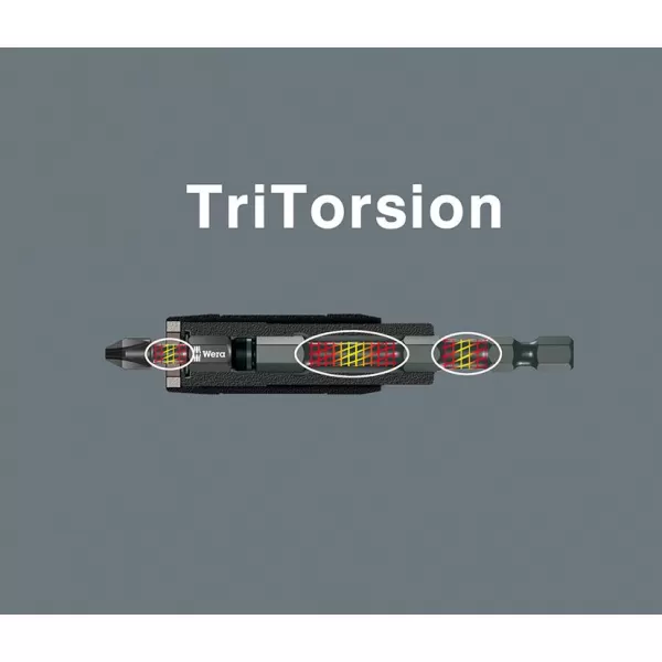 Držák na bity 1/4" Impaktor rozpěrný kroužek a kroužkový magnet Wera 05057676001