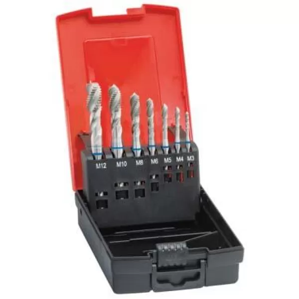 Sada strojních závitníků DIN371/376 typ INOX tvar C M3-M12 FORMAT