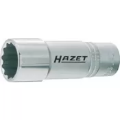 Nástrčkový klíč dlouhý, 12-hran 1/2" 27mm HAZET