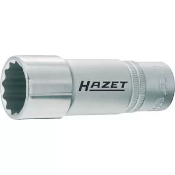 Nástrčkový klíč dlouhý, 12-hran 1/2" 27mm HAZET