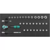 Modul pro nářadí 1/3 Nástrčný klíč 1/4" Zyklop a přídržná funkce Wera