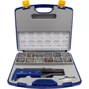 Sada trhacích nýtů, box a ruční nýtovací kleště NTX-F 941 ks. GESIPA