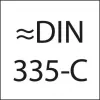 Sada kuželových záhlubníků DIN335 K20 tvar C 90° 6,3-25mm FORMAT