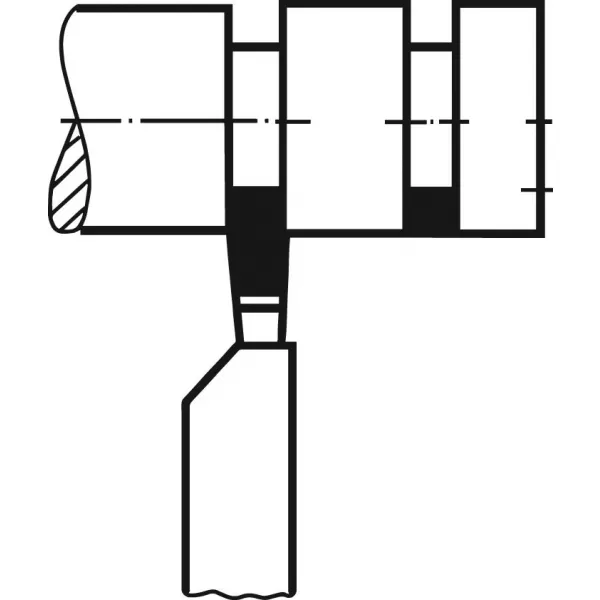 Soustružnický nůž HM DIN4981 levý 12x8x100mm P25/30 WILKE