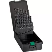 Sada vrtáků na kov DIN338 HSS bronz 1,0-13,0mm + Vrták na předvrtání otvorů na závity FORTIS