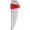 Sada imbus klíčů v plast.držáku 8 ks 1,5-8mm dlouhé Kul.hlava PB Swiss Tools
