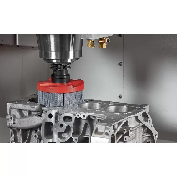 CNC talíř.kartáč HFB SiC 75x35mm, K 120, B22 DKN Lessmann