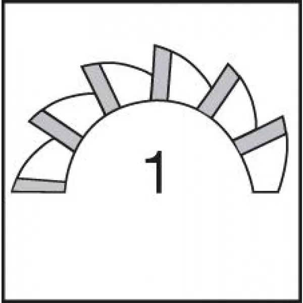 Sada odhrotovacích záhlubníků HSS-Co příčný otvor 90° 2-20mm FORMAT