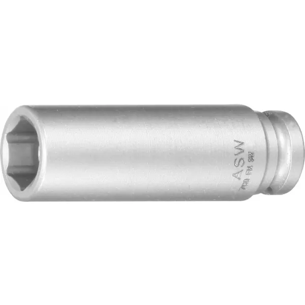 Klíč nástrčný kovaný dlouhý, pružinový magnet 1/4" 13mm ASW