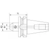 Upínací trn JISB6339ADB BT40 D14mm HAIMER