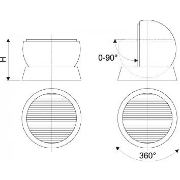Magnetická upínací koule ERGOBall 80mm stříbrná FLAIG