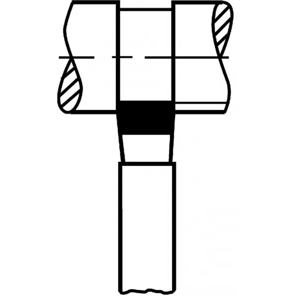 Soustružnický nůž HM DIN4976 12x12x100mm P25/30 WILKE