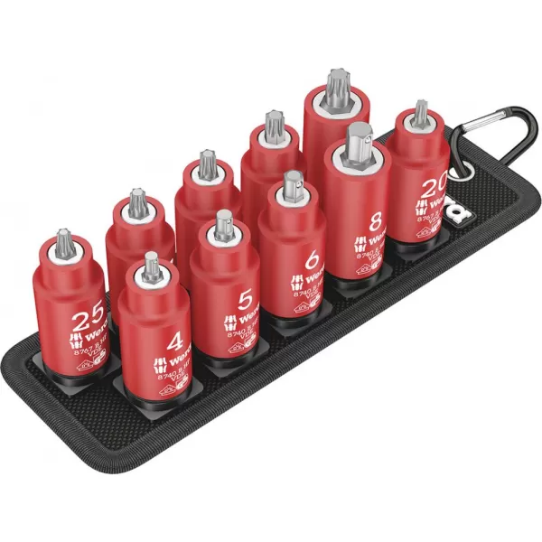 Sada nástrčných klíčů 3/8" VDE T20-45  4-8mm Wera 05004930001