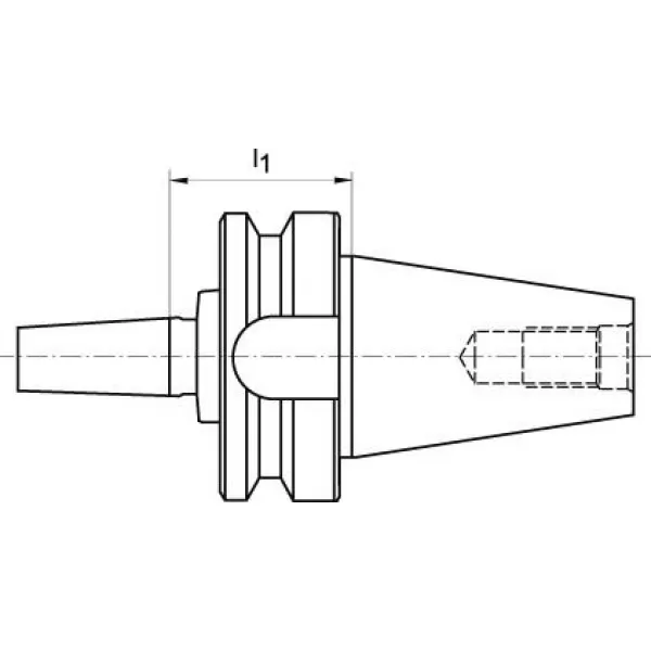 Úchyt na sklíčidlo JISB6339A BT40-B16 FORTIS