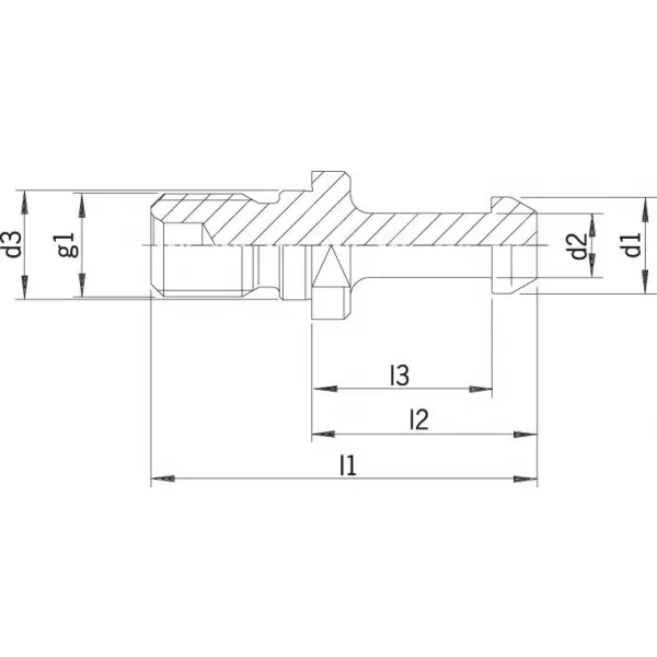 Utahovací čep JISB6339 BT50 90° HAIMER