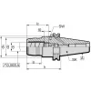 Pružné sklíčidlo hydro DIN69871ADB SK40 14x80,5mm GÜHRING