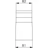 Stupňovitá upínací podpěrka DIN6318 320/282,5-320mm AMF