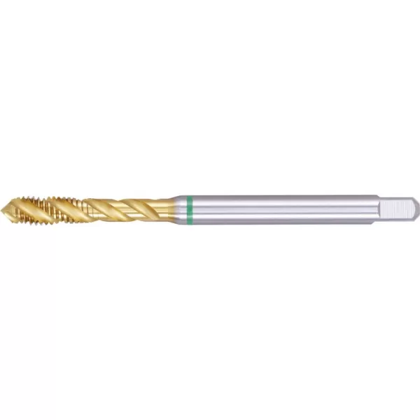 Strojní závitník DIN376 HSS-Co5 TiN typ UNI 6H slepý otvor M22 FORMAT GT