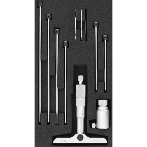 Mikrometr.hloubkoměr 0-50mm FORMAT