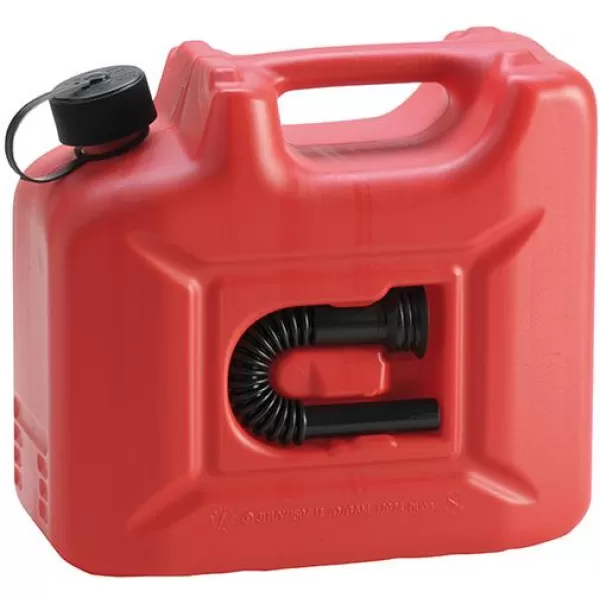 Kanystr na palivo Profi plast, jmenovitý obsah 10l červený Hünersdorff
