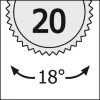 Ráčna s přepínací páčkou 863P 1/4" 20zubů 115mm HAZET