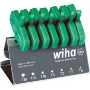 Sada šroubováků, držáky na klíče, ve stojanu, T6-TORX® T20 Wiha