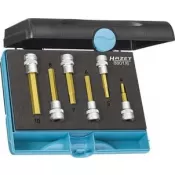 Sada adaptér-bity 3/8" vnitřní 6-hran 4-10mm 6 ks. HAZET
