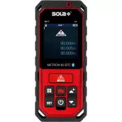 Laserový dálkoměr METRON 80 BTC Včetně příslušenství Sola