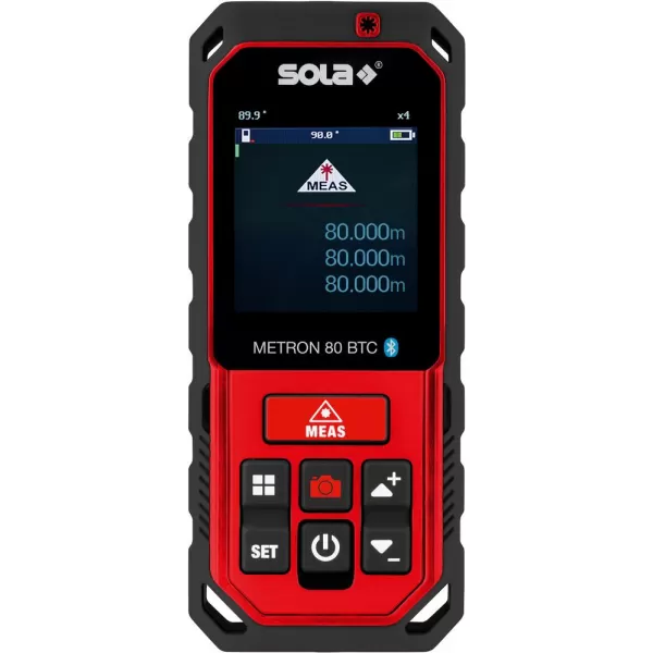 Laserový dálkoměr METRON 80 BTC Včetně příslušenství Sola