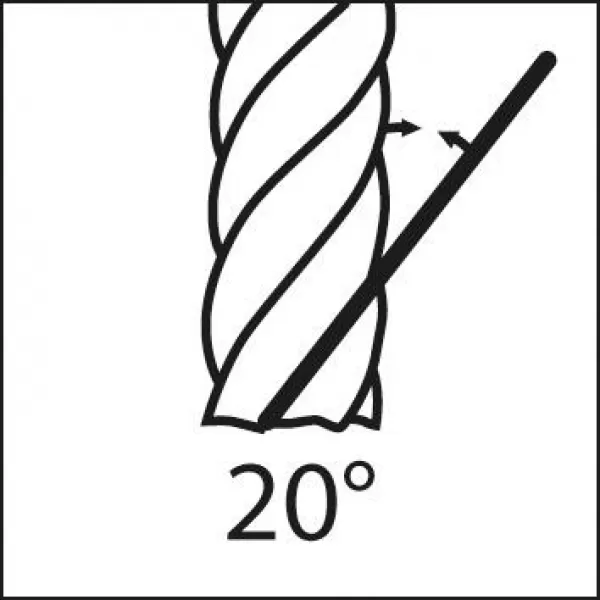 Hrubovací fréza dlouhá DIN6527 tvrdokov TiALN typ HR 20mm FORMAT