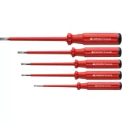 Sada šroubováků VDE 5 ks, drážka v krabici Classic PB Swiss Tools