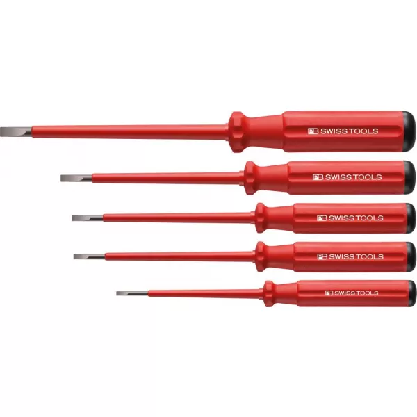 Sada šroubováků VDE 5 ks, drážka v krabici Classic PB Swiss Tools