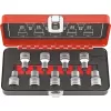 Sada adaptér-bity 1/2" T20 do T60 9 ks. FORMAT