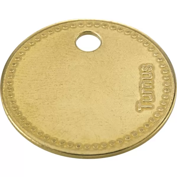 Značka nástroje, mosaz Ø 27mm, otvory, Perlrand KUKKO