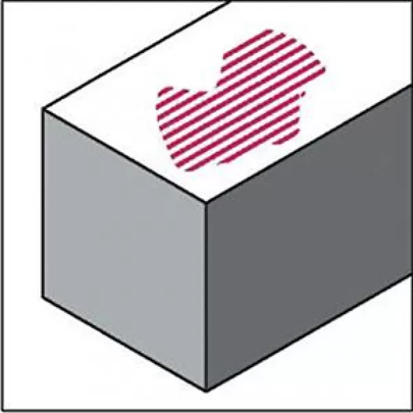 Odjehlovač Keramicut I Keramická čepel, pevná IBT