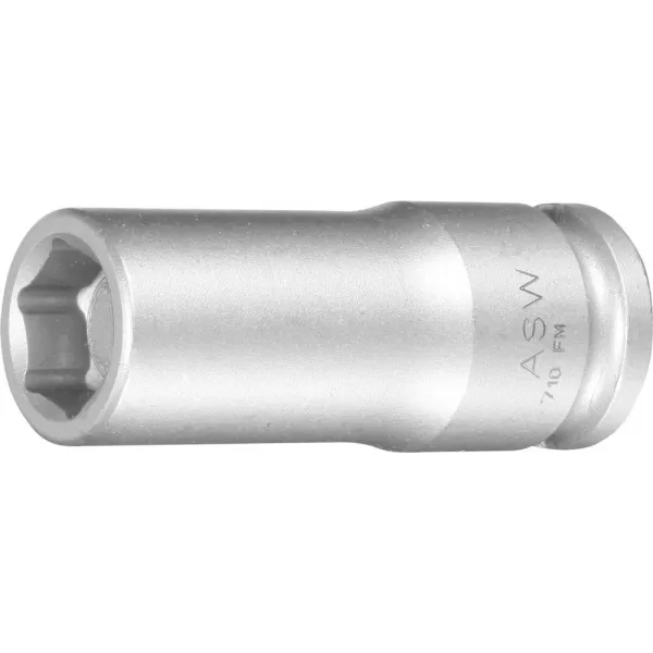 Klíč nástrčný kovaný dlouhý, pružinový magnet 3/8" 10mm ASW