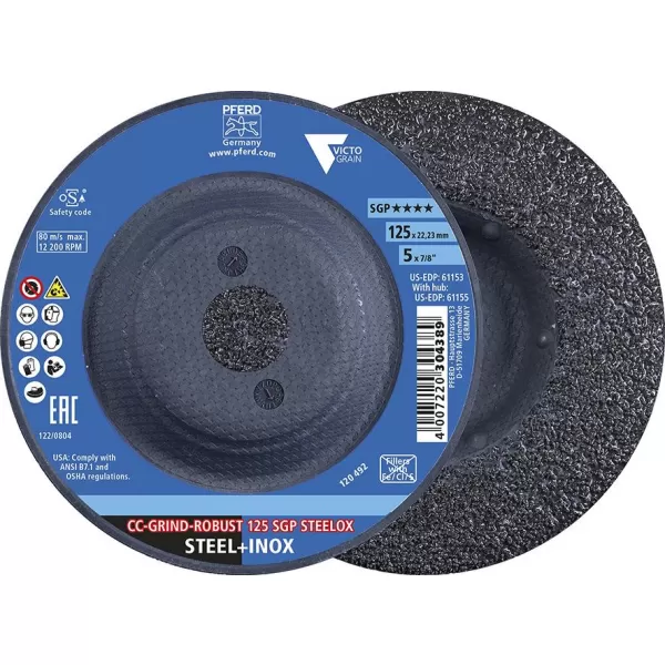 Brusný kotouč SGP CC-GRIND-ROBUST STEELOX 125mm VICTOGRAIN PFERD