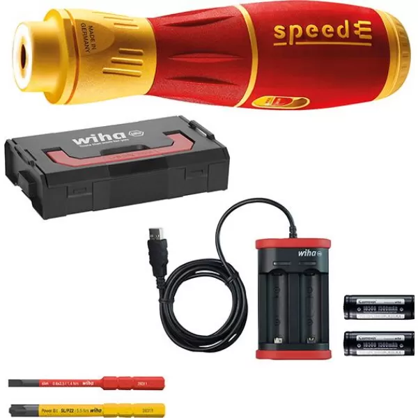 Aku šroubovák VDE-E II speedE®, 6-dílná + L-BOXX® Mini Wiha