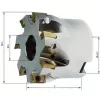 Hlava pro rohovou frézu 90° Z8 vnitřní chlazení D63mm pro APKT10
