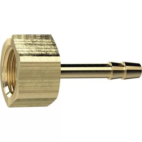 Závitová koncovka hadice mosaz IG G1/8" vnitřní Ø hadice 6mm RIEGLER