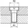 Vícefazetový stupňovitý vrták DIN8378 HSS 180° M3 FORMAT