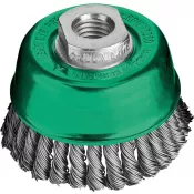 Hrnc. kar. nerezová ocel splétaný 65x0,5mm Osazení 30x6mm spl.drát Lessmann