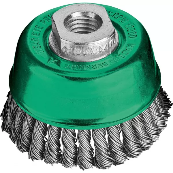 Hrnc. kar. nerezová ocel splétaný 65x0,5mm Osazení 30x6mm spl.drát Lessmann