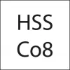 Vrták na Hardox dílenská norma typ H HSS-Co8 stopka MK 17mm FORMAT