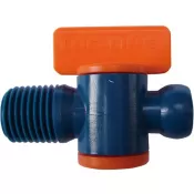 Uzaviraci kohout, 2ks. pro hadice na chladivo 1/4" NPT vnejsi zavit LOC-LINE