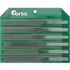 Sada pilníky na kontakty 150mm křížový sek, 6 ks. PVC taška FORTIS